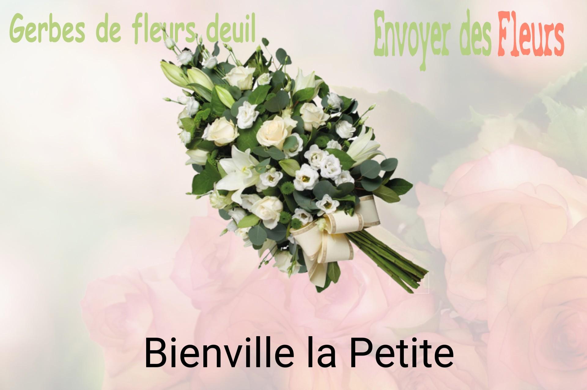 Gerbe de fleurs de deuil livrée à Bienville-la-Petite